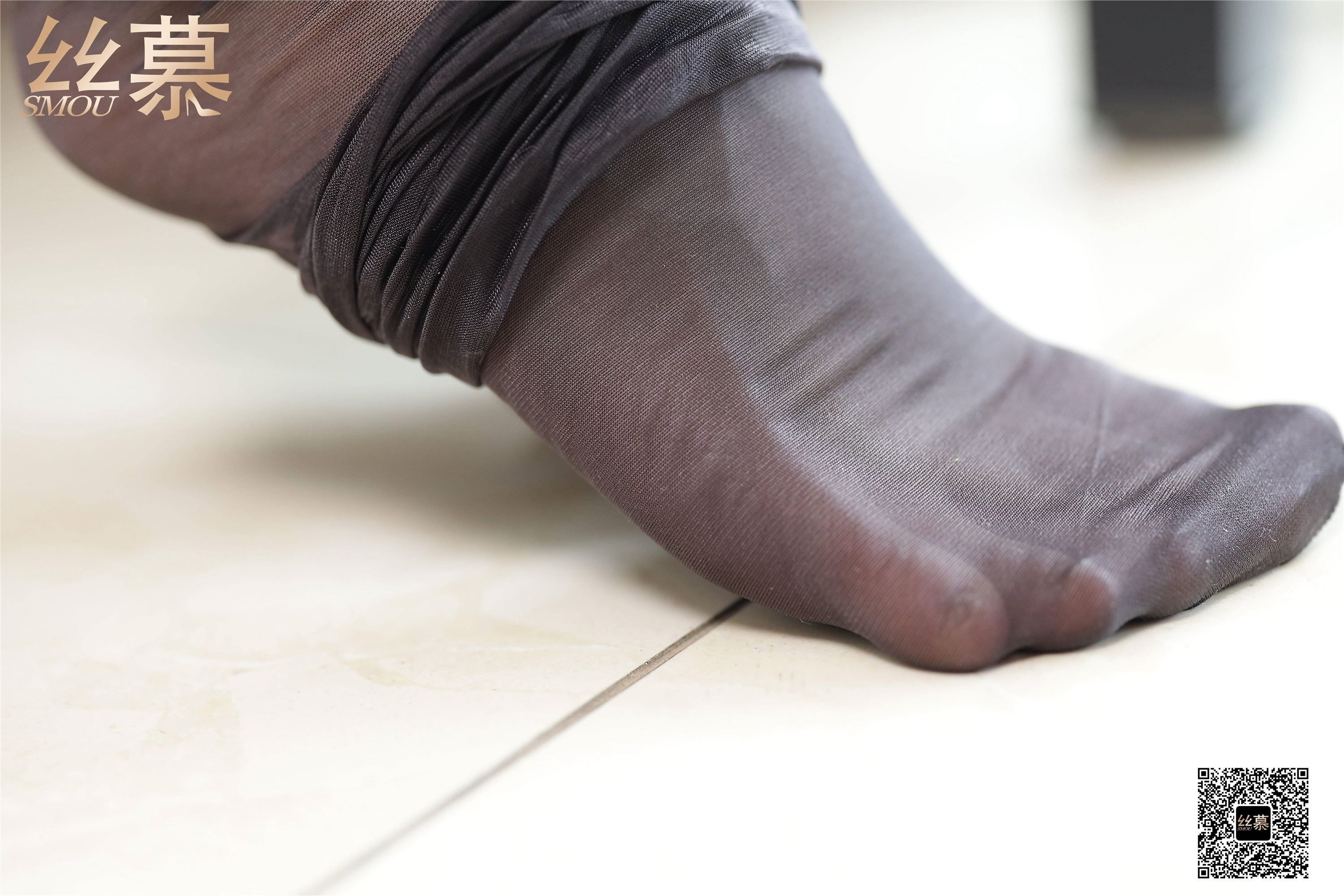 丝慕写真 SM411 天天一元 模特：颖儿《条纹西装裙》